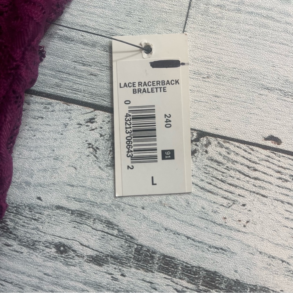 Blake & Co. Lace Racerback Bralette Large - Picture 6 of 8